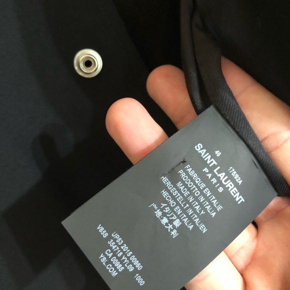 Saint Laurent Teddy Jacket Black Medium - Picture 13 of 14